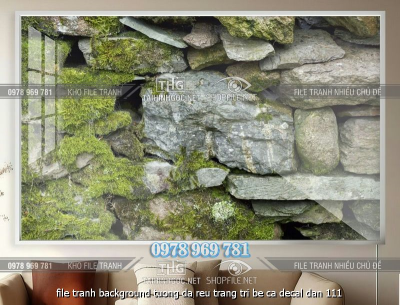 file tranh background tuong da reu trang tri be ca decal dan 111