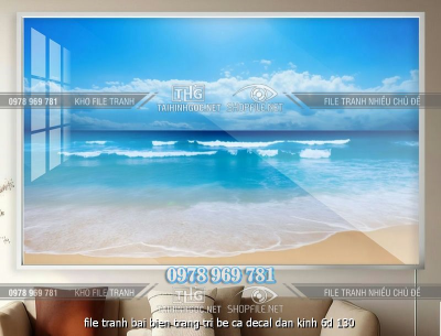 file tranh bai bien trang tri be ca decal dan kinh 6d 130