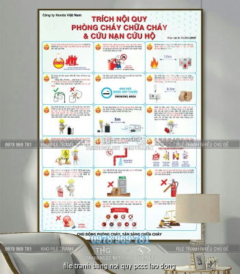 file tranh bang noi quy pccc lao dong