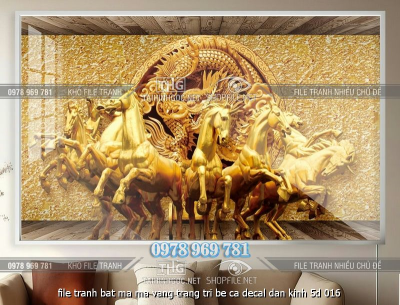 file tranh bat ma ma vang trang tri be ca decal dan kinh 5d 016