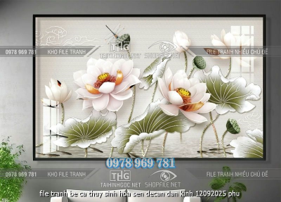 file tranh be ca thuy sinh hoa sen decan dan kinh 12092025 phu