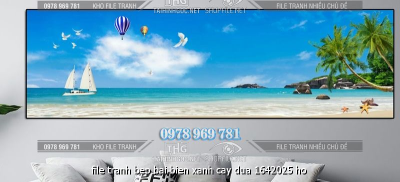 file tranh bep bai bien xanh cay dua 1642025 ho