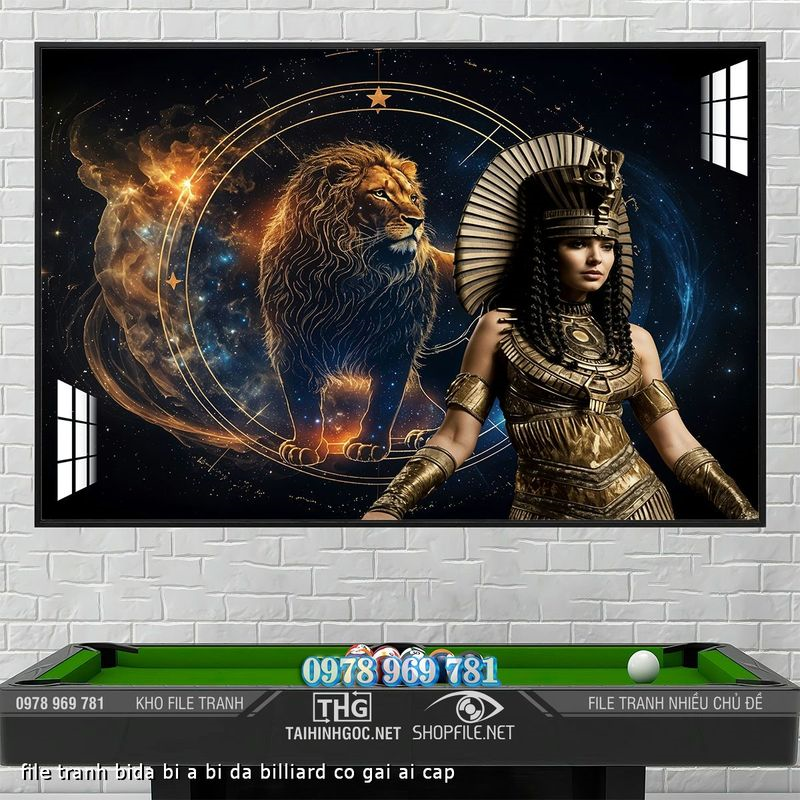 file tranh bida bi a bi da billiard co gai ai cap