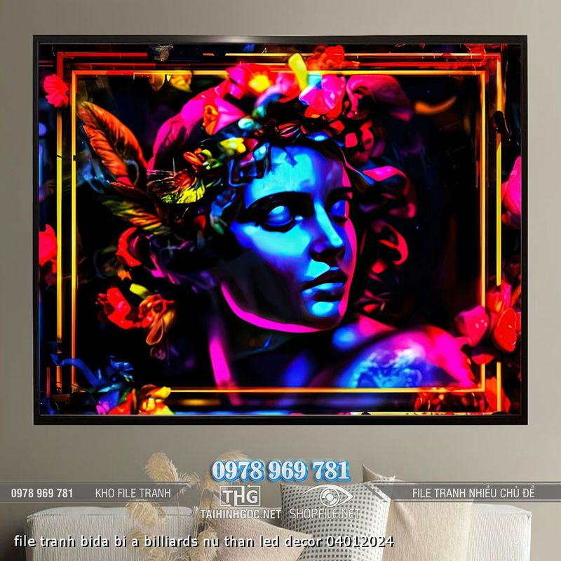file tranh bida bi a billiards nu than led decor 04012024