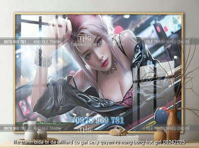 file tranh bida bi da billiard co gai sexy quyen ru nong bong hot girl 01042025
