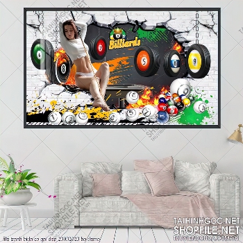 tranh billiard pool snooker bi a bi-a file tranh bida co gai dep 23032023 ho