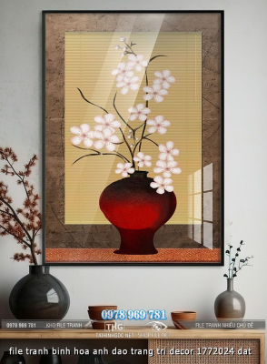 file tranh binh hoa anh dao trang tri decor 1772024 dat