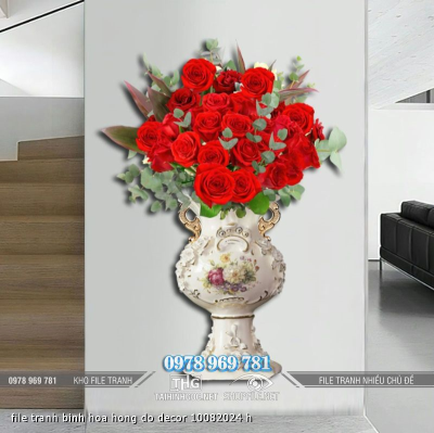 file tranh binh hoa hong do decor 10082024 h