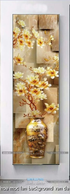 file tranh binh hoa moc lan background van da 3d 692025 ho