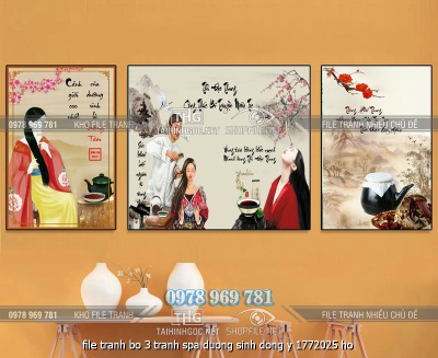 file tranh bo 3 tranh spa duong sinh dong y 1772025 ho
