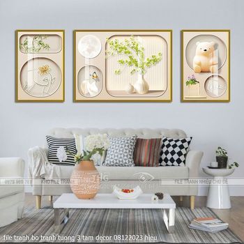 file tranh bo tranh tuong 3 tam decor 08122023 hieu