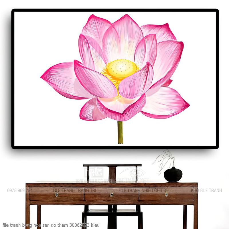 file tranh bong hoa sen do tham 30062023 hieu