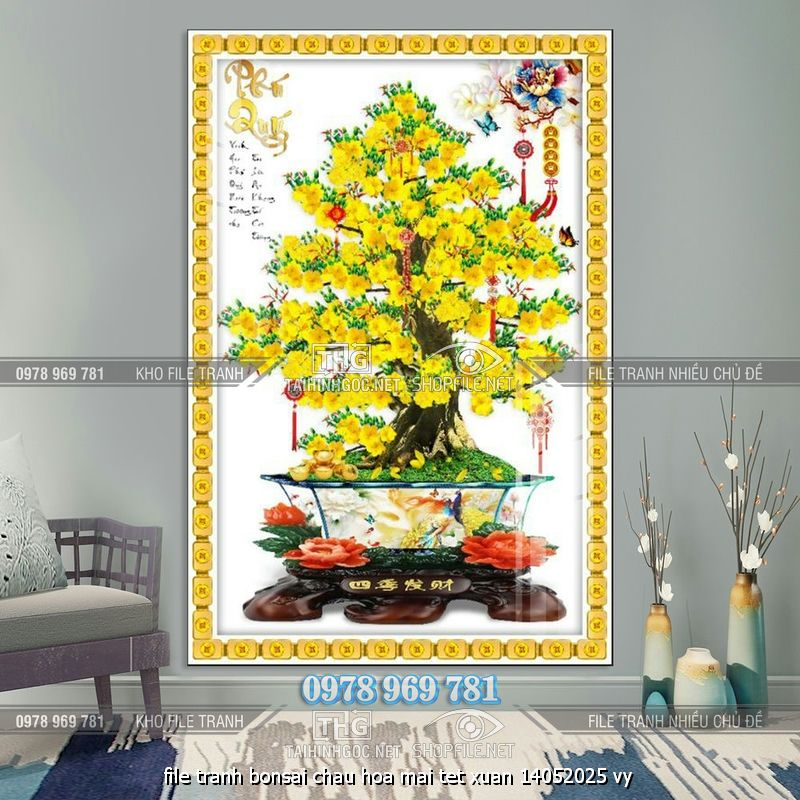 file tranh bonsai chau hoa mai tet xuan 14052025 vy
