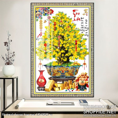 file tranh bonsai hoa mai 12042023 vy