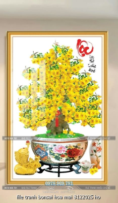 file tranh bonsai hoa mai 8122025 ho