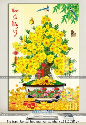 file tranh bonsai hoa mai van su nhu y 18112025 vy
