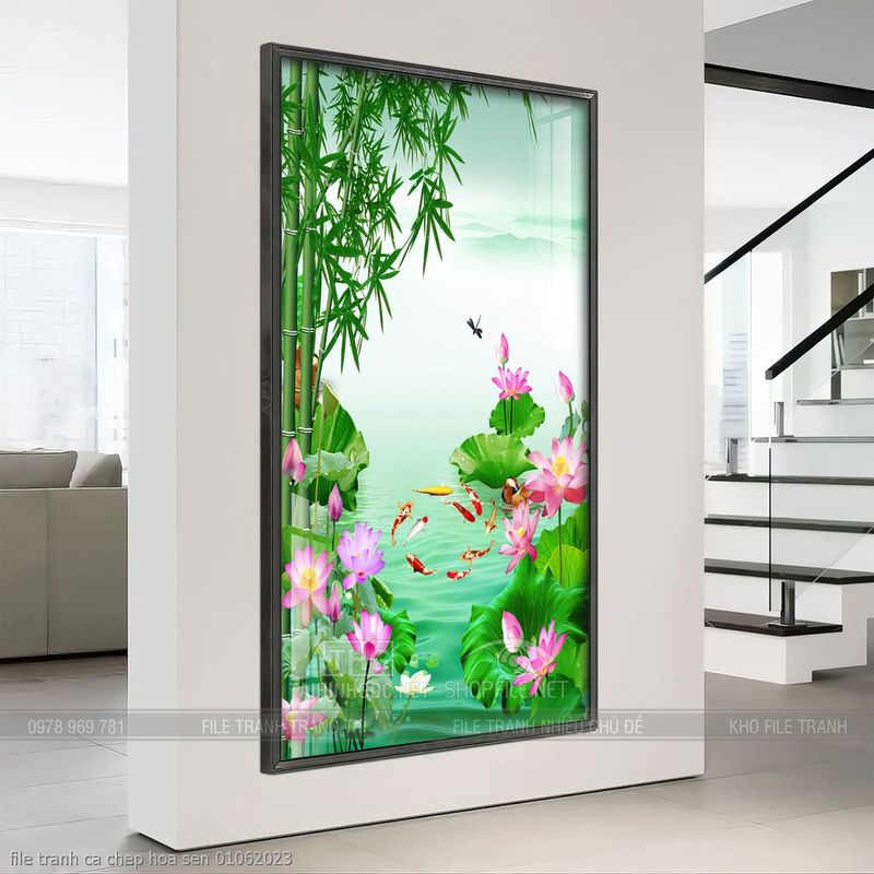 file tranh ca chep hoa sen 01062023