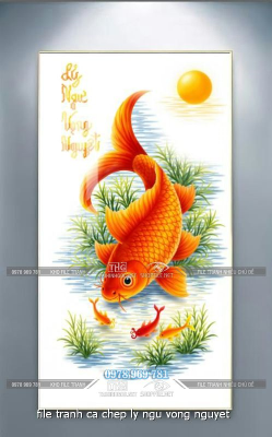 file tranh ca chep ly ngu vong nguyet