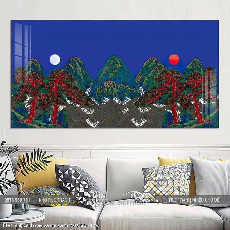 file tranh canh cay va nui xanh 27042024 vy