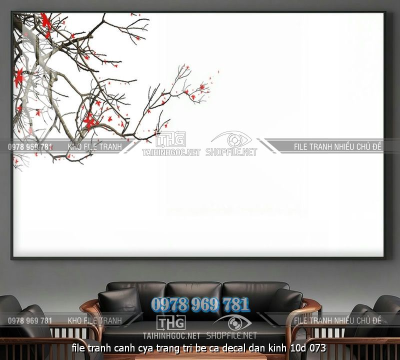 file tranh canh cya trang tri be ca decal dan kinh 10d 073