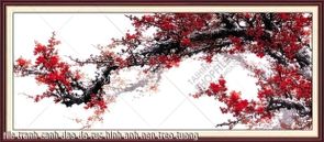 file tranh canh dao do ruc hinh anh nen treo tuong