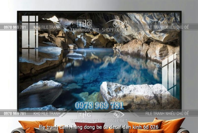 file tranh canh hang dong be ca decal dan kinh 6d 026