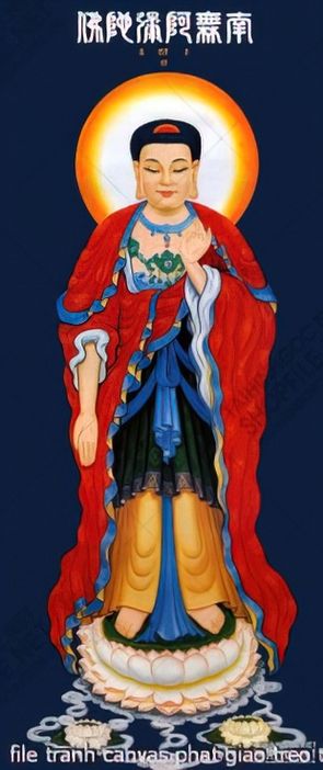 file tranh canvas phat giao treo tuong 06