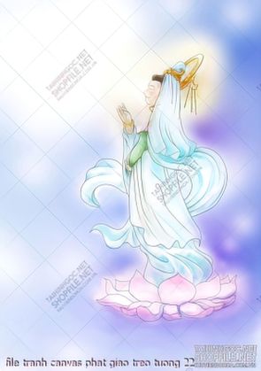 file tranh canvas phat giao treo tuong 22