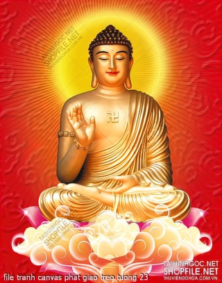 file tranh canvas phat giao treo tuong 23