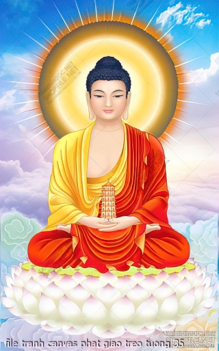 file tranh canvas phat giao treo tuong 35