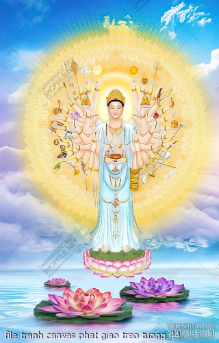 file tranh canvas phat giao treo tuong 44