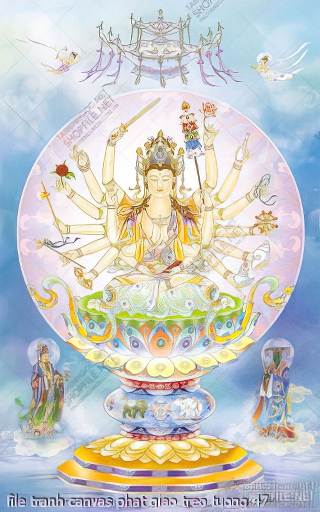 file tranh canvas phat giao treo tuong 47