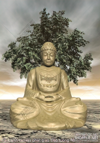 file tranh canvas phat giao treo tuong 48