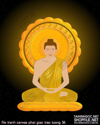 file tranh canvas phat giao treo tuong 56