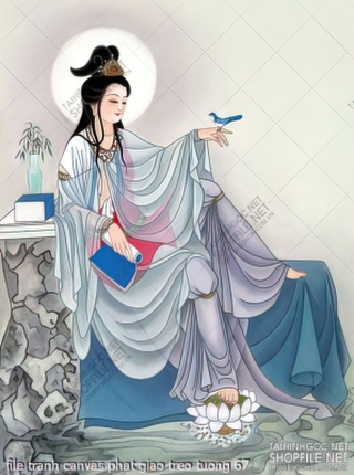 file tranh canvas phat giao treo tuong 67