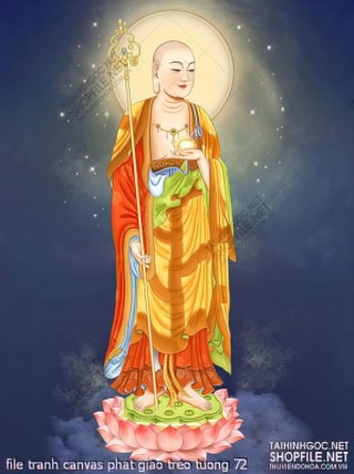 file tranh canvas phat giao treo tuong 72