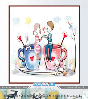file tranh cap doi couple tinh yeu valentine hoat hinh 28122024 ho