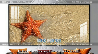 file tranh cat sao bien trang tri be ca decal dan kinh 013