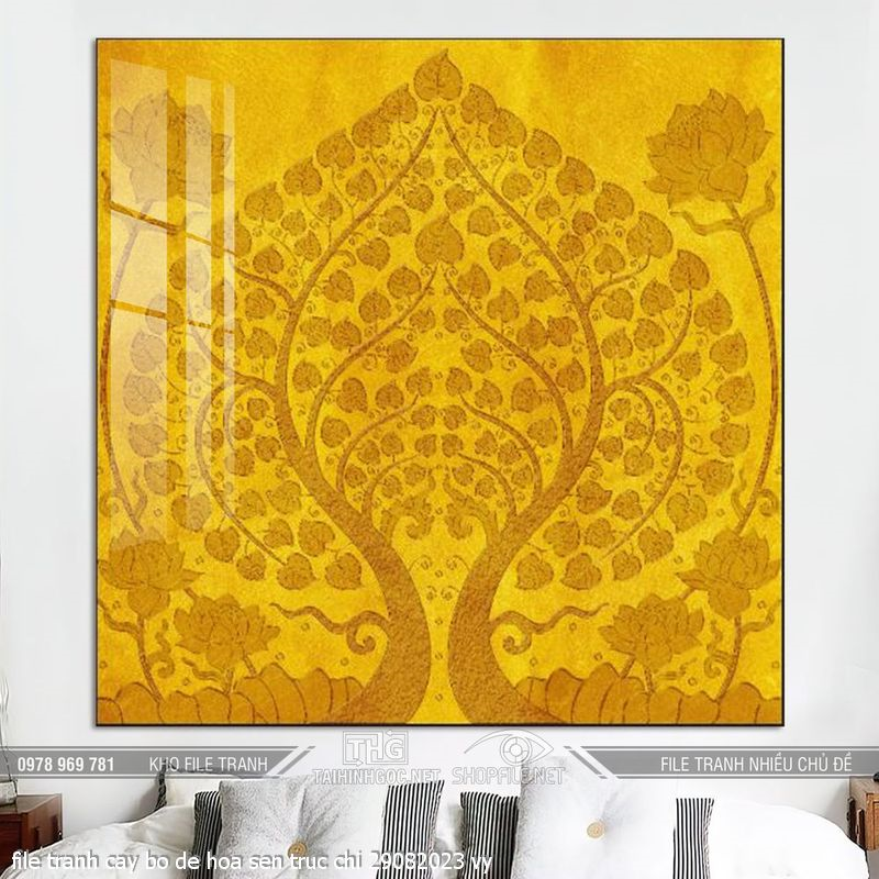 file tranh cay bo de hoa sen truc chi 29082023 vy