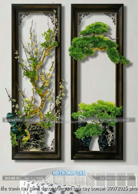 file tranh cay canh decor trang tri cua cay bonsai 30072025 phu