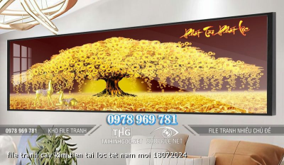 file tranh cay kim tien tai loc tet nam moi 18072024