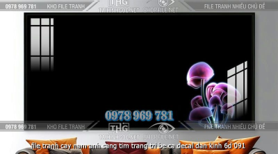 file tranh cay nam anh sang tim trang tri be ca decal dan kinh 6d 091