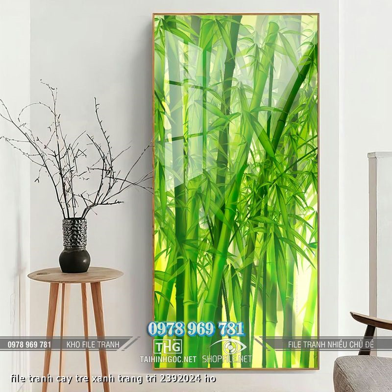file tranh cay tre xanh trang tri 2392024 ho