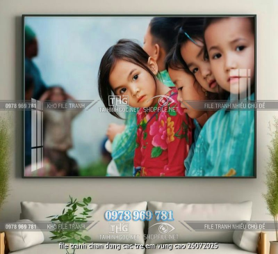 file tranh chan dung cac tre em vung cao 26072025