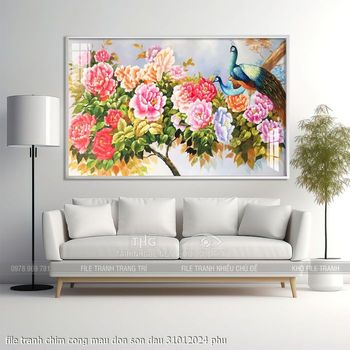 file tranh chim cong mau don son dau 31012024 phu