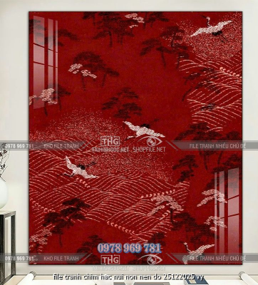 file tranh chim hac nui non nen do 25122025 vy