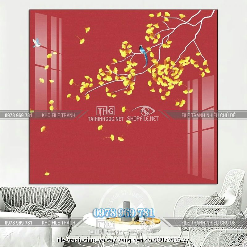 file tranh chim va cay vang nen do 08072025 vy