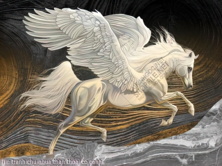 file tranh chu ngua than thoai co canh