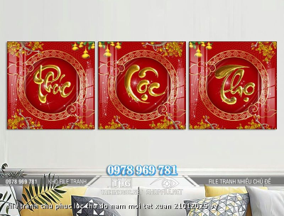 file tranh chu phuc loc tho do nam moi tet xuan 21012025 vy