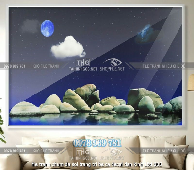 file tranh chum da soi trang tri be ca decal dan kinh 15d 005